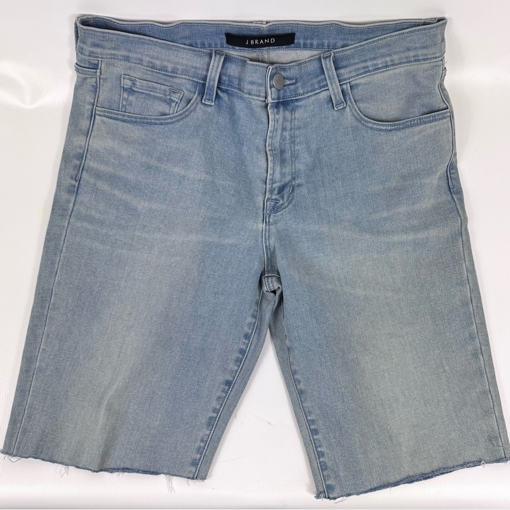 J Brand high rise light blue denim cut off jean shorts - size 31 - Picture 3 of 10